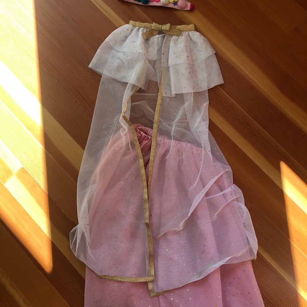 Hanna Andersson princess costume (includes cape, skirt and headband).